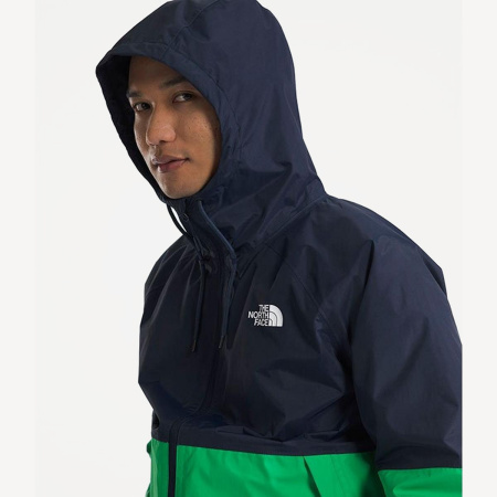 Куртка TNF Antora Rain Hoodie (Мужской; S; SummitNavy OpticEmerald)